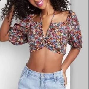 Floral Crop Top